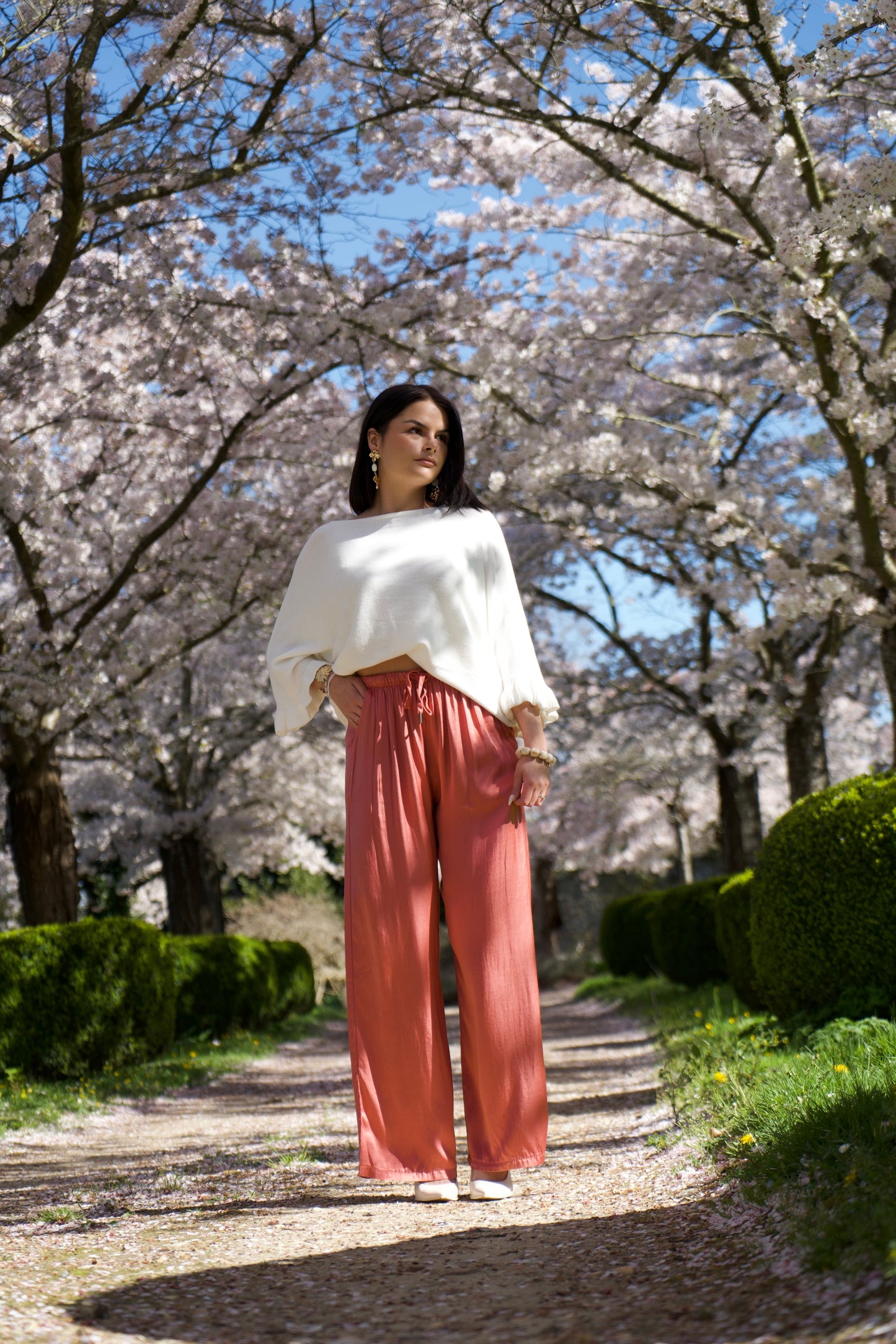 PULL IRIS BLANC