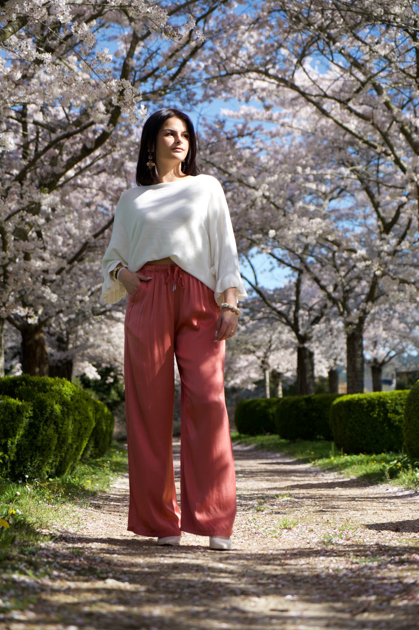 PULL IRIS BLANC