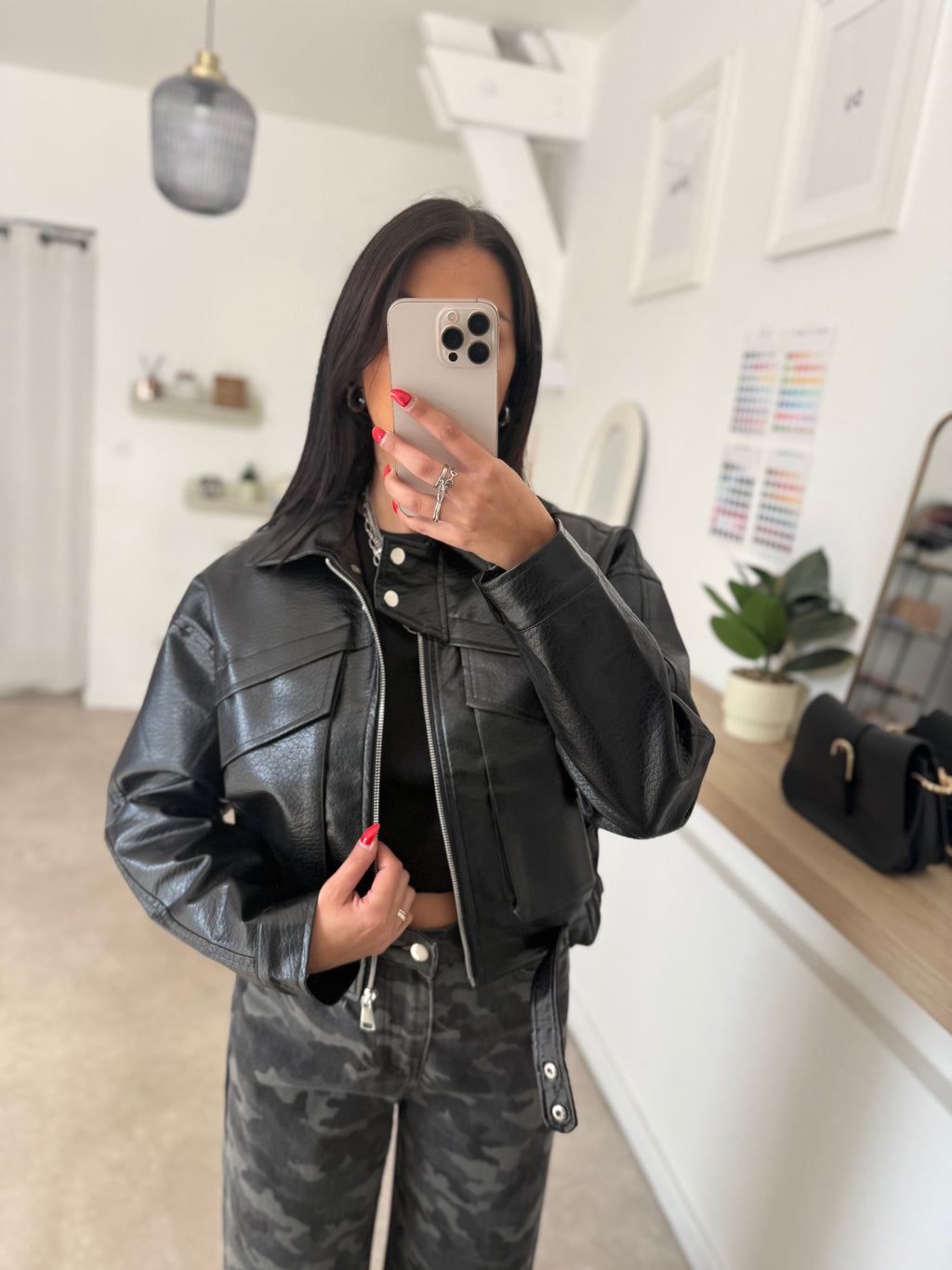 VESTE INÈS NOIR