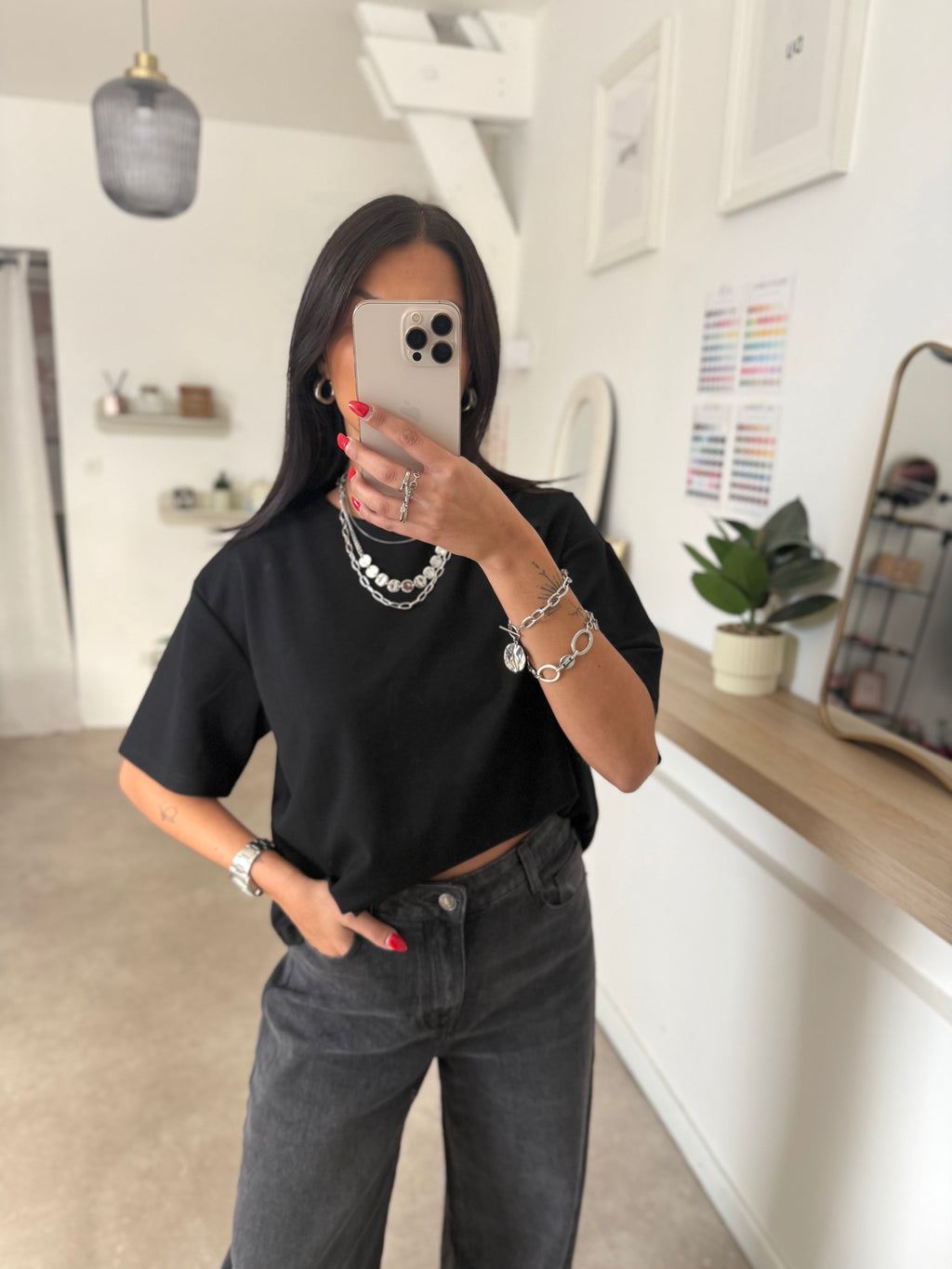 T-SHIRT MARIE NOIR