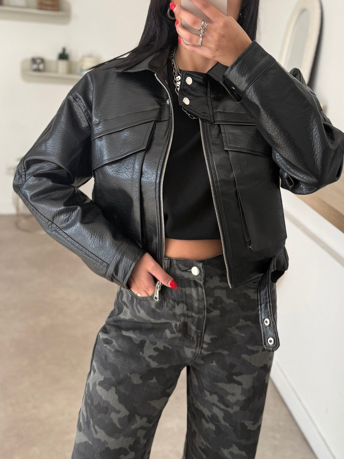 VESTE INÈS NOIR