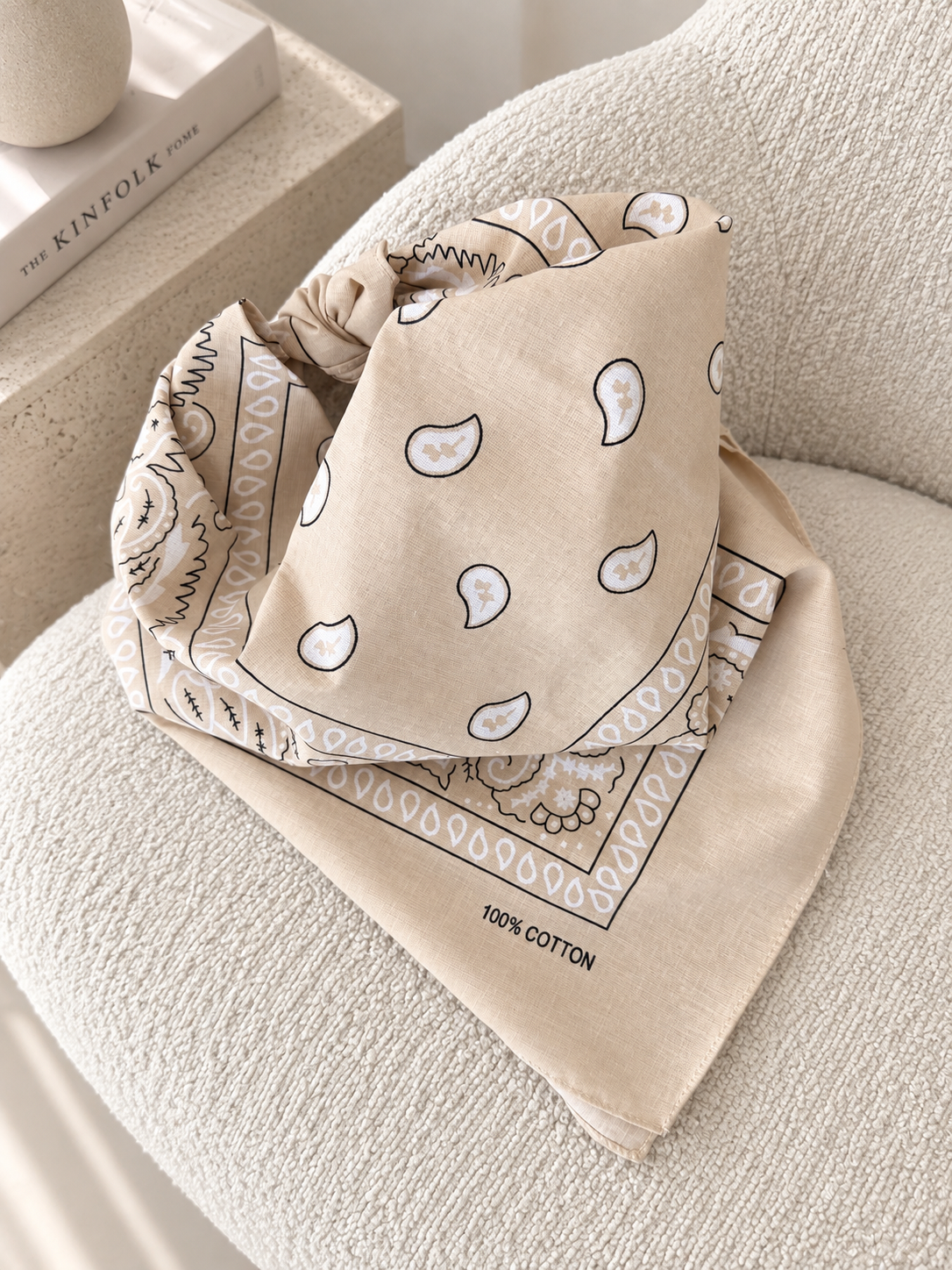 FOULARD LYA BEIGE