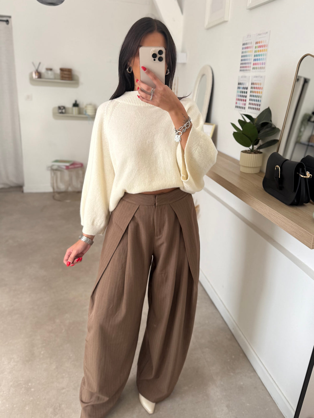 PANTALON PAULINE CAMEL