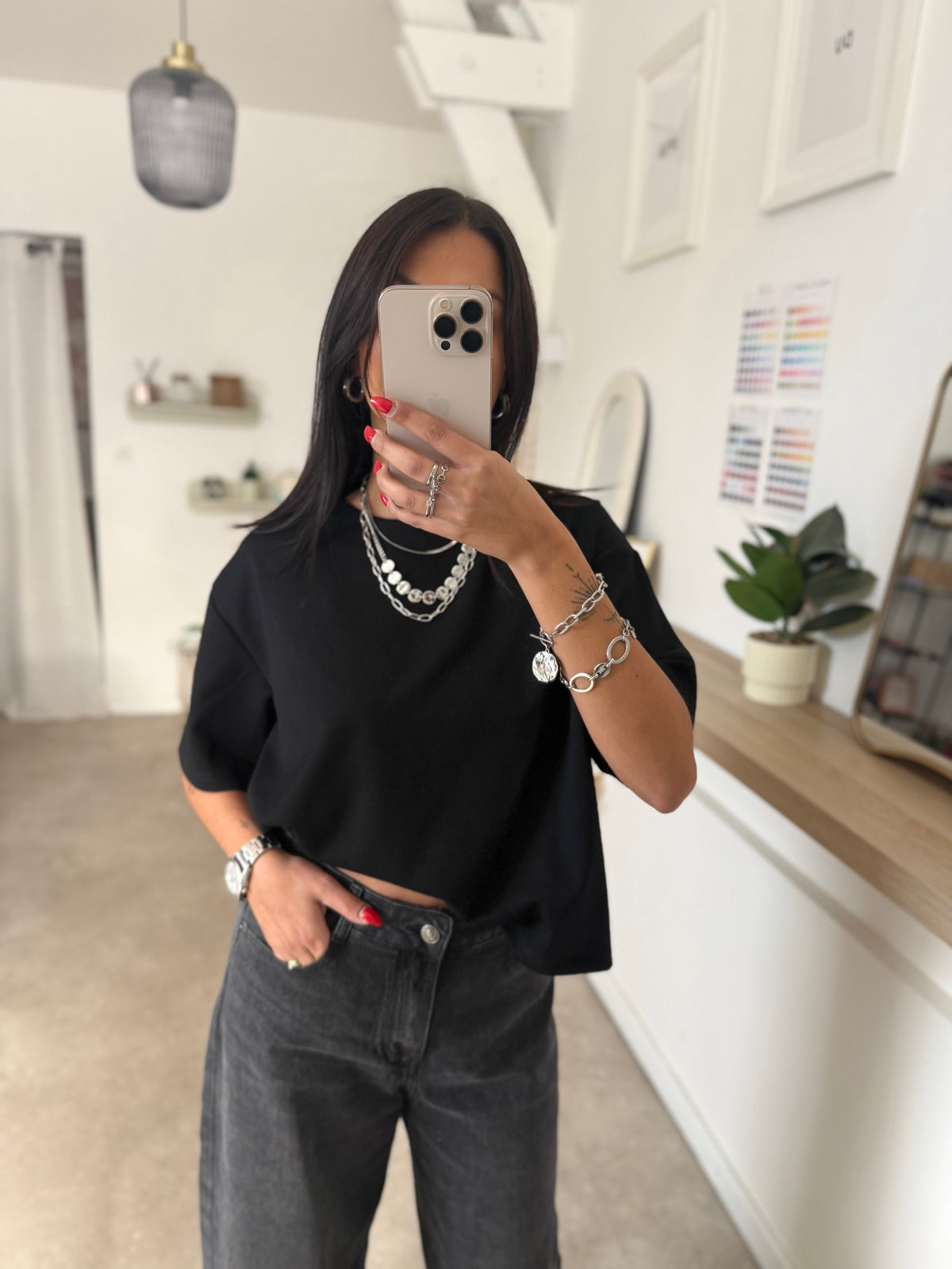 T-SHIRT MARIE NOIR