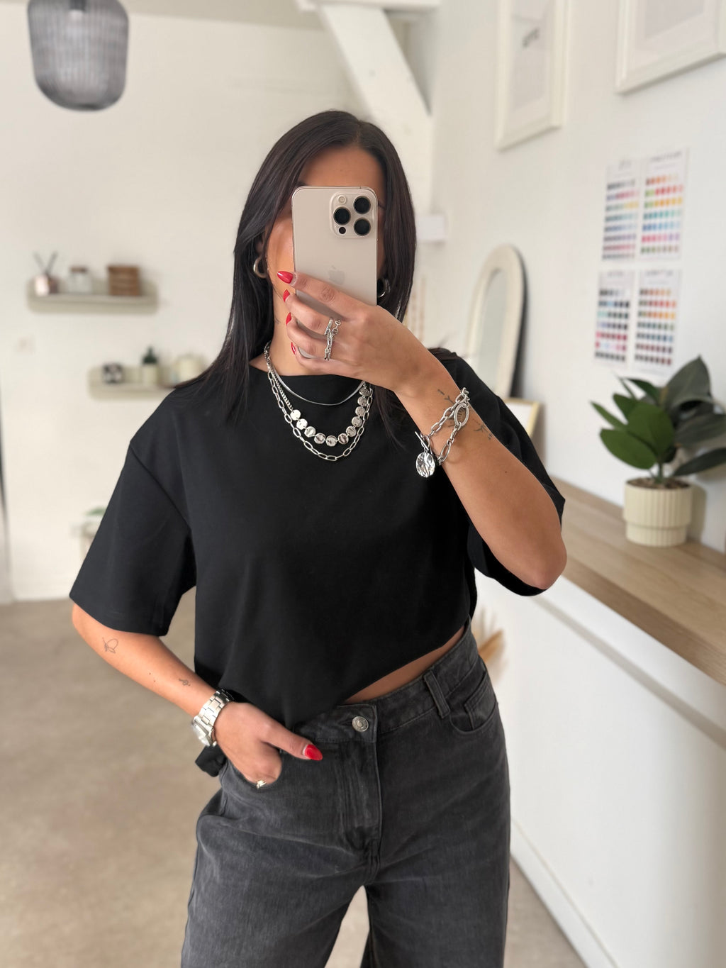 T-SHIRT MARIE NOIR