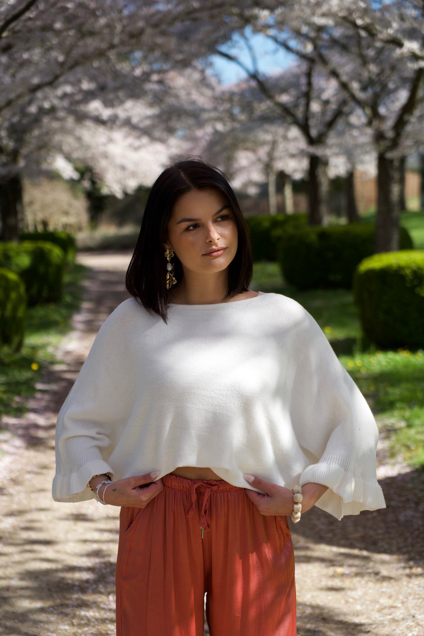 PULL IRIS BLANC