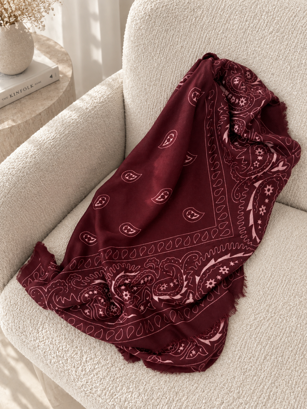 FOULARD VAÏA BORDEAUX