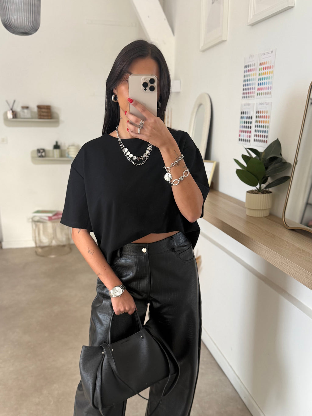 T-SHIRT MARIE NOIR