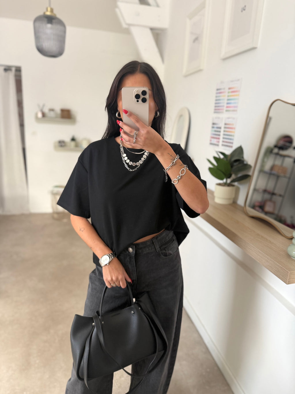 T-SHIRT MARIE NOIR