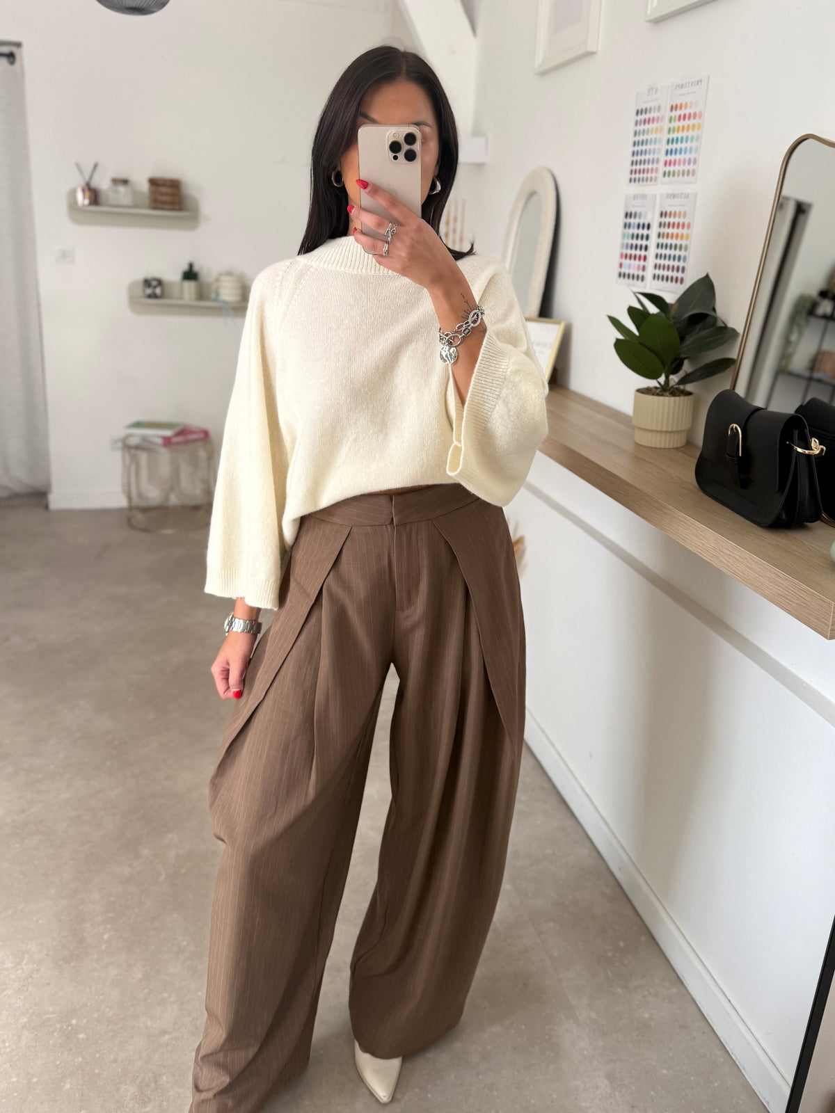 PANTALON PAULINE CAMEL