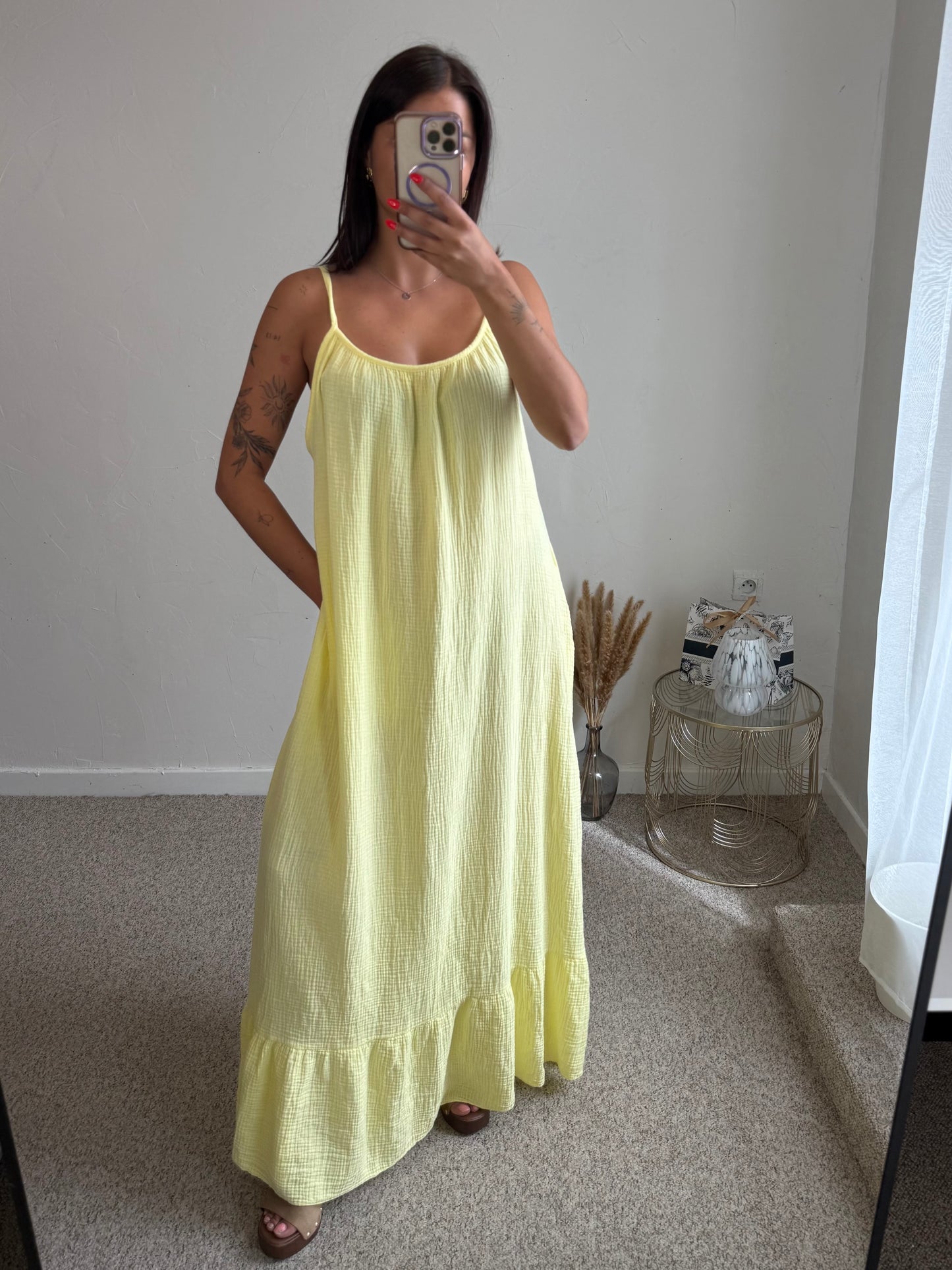 ROBE SANDRA JAUNE