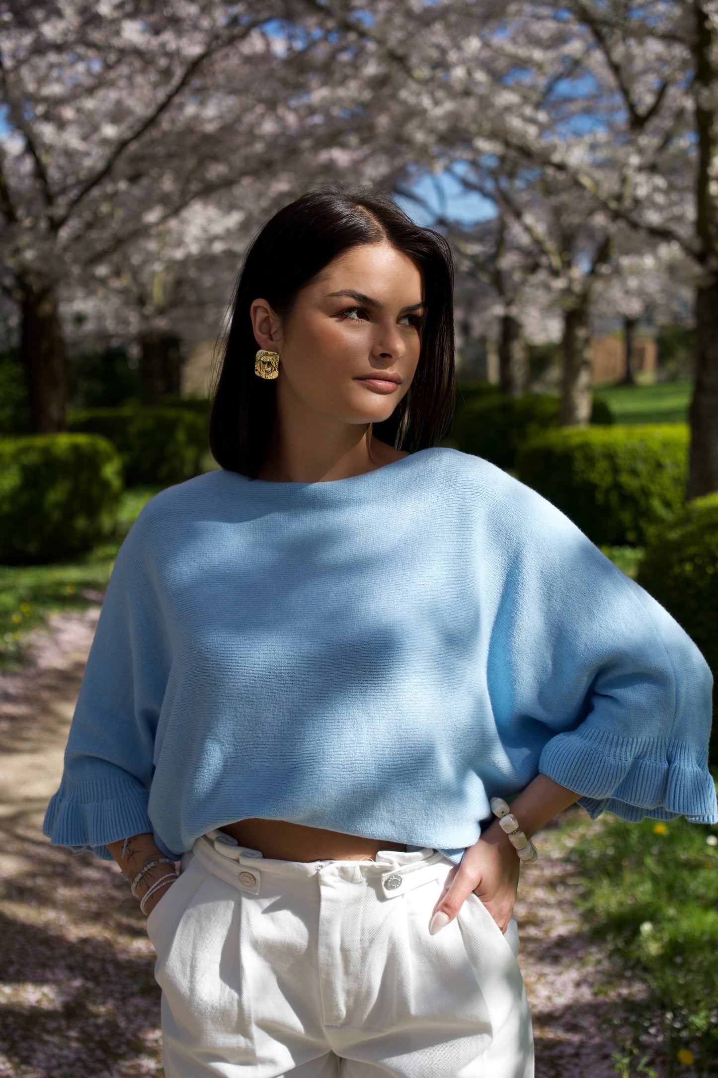 PULL IRIS BLEU