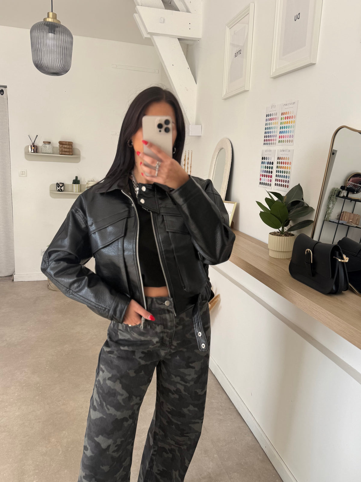 VESTE INÈS NOIR