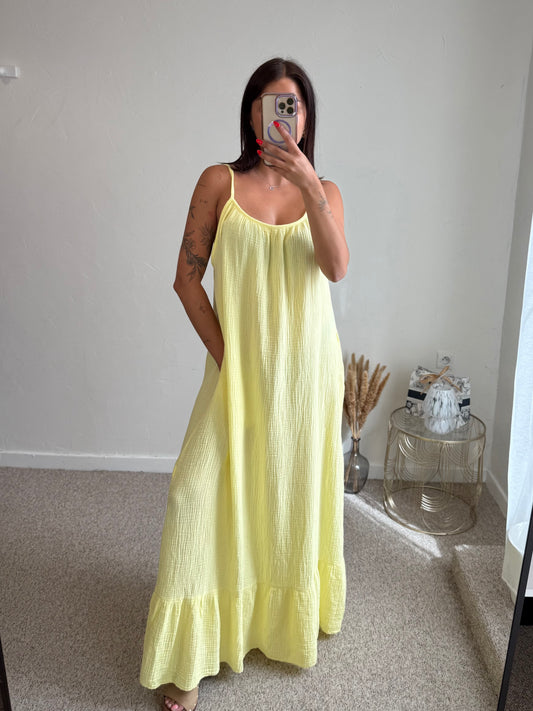 ROBE SANDRA JAUNE