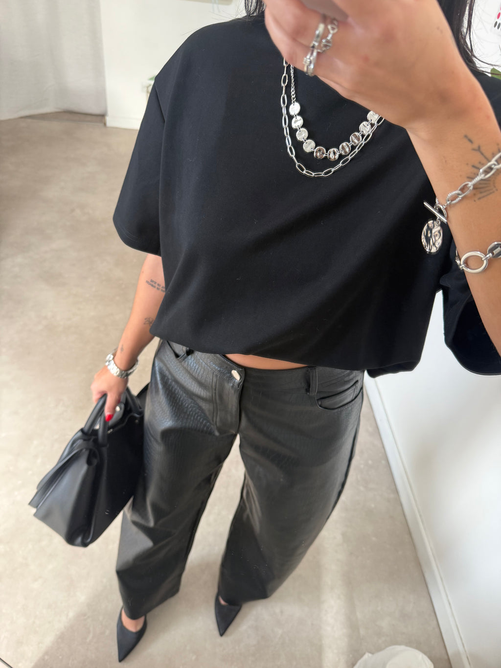 T-SHIRT MARIE NOIR