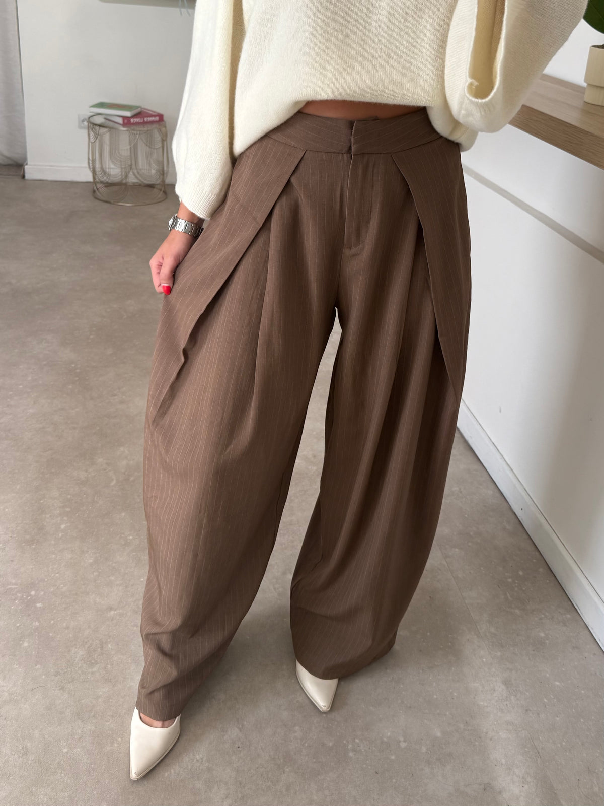 PANTALON PAULINE CAMEL