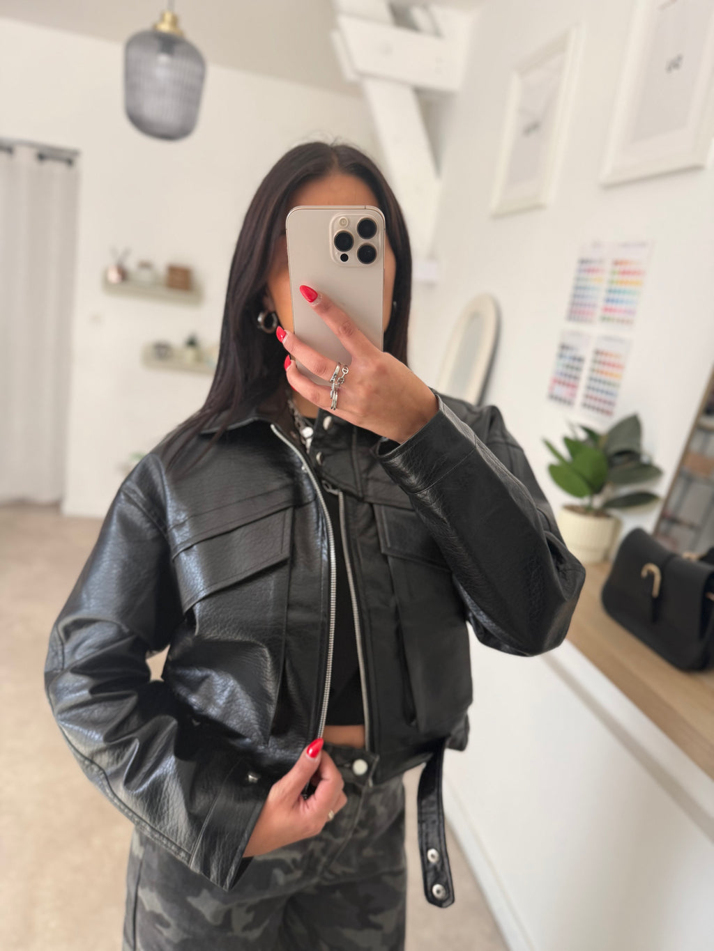 VESTE INÈS NOIR